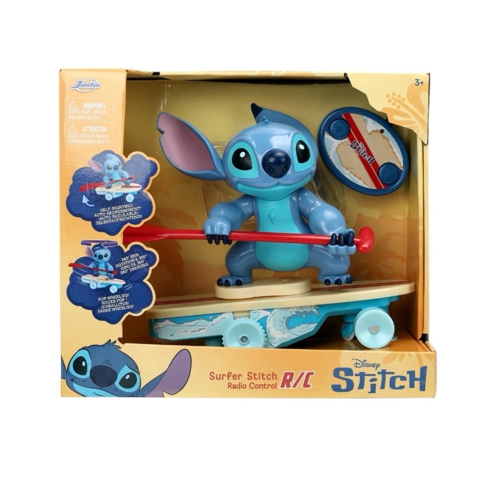 DISNEY Jada 360 Degree Rotating Remote  Car, Disney Lilo & Stitch. NEW